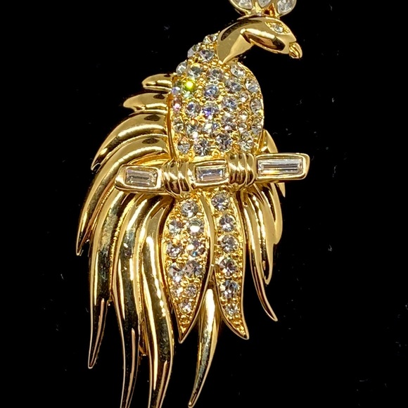 Vintage Monet Bird of Paradise Pin - Picture 3 of 4